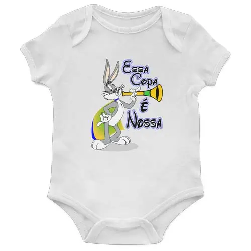 Estampas Brasil Body Baby Copa Mundo Futebol Artes Torcedor