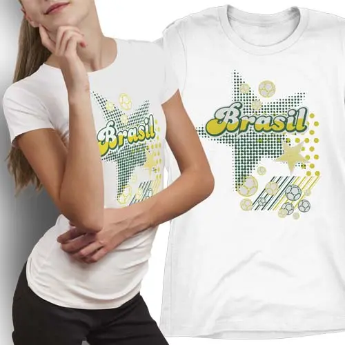 Artes Torcedores Brasil Camisetas 200 Estampas Sublimação