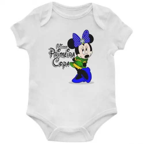 Artes Body Baby Torcedor Brasil Copa Mundo Futebol Estampas