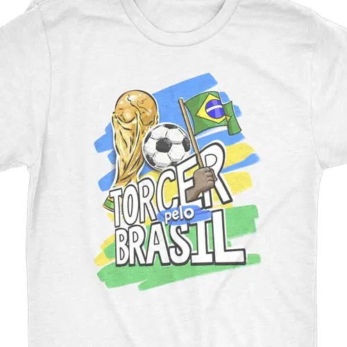 Artes Copa Mundo 2026 Estampas Sublimação Camisetas Brasil