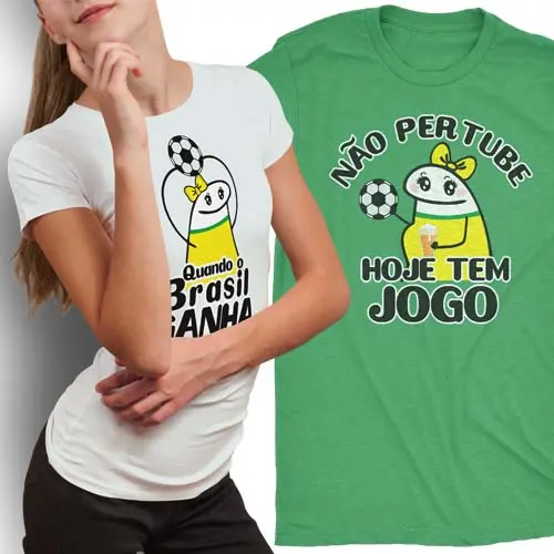 Artes Flork Brasil 25 Estampas Camisetas Torcedor Copa Png