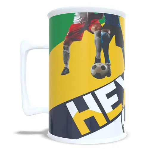 Artes Sublimação Canecas Copos Chopp Brasil Copa Mockups