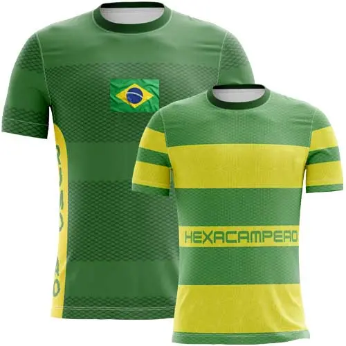 Estampas Camisetas Brasil Torcedor Copa Mundo Futebol Artes