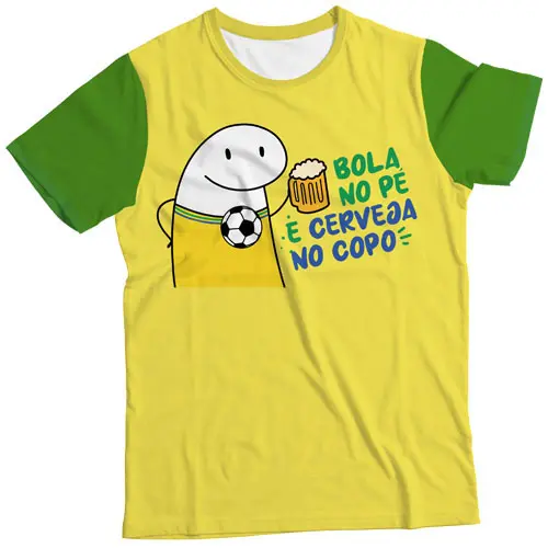 Estampas Flork Brasil 20 Artes Camisetas Torcedor Copa Mundo
