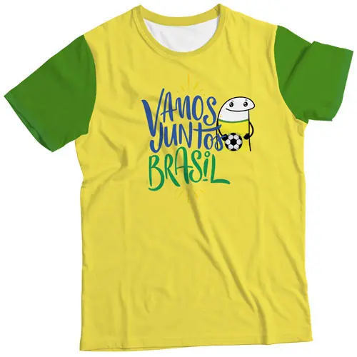 Estampas Flork Brasil 20 Artes Camisetas Torcedor Copa Mundo
