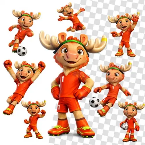 Kit Digital Artes Mascotes Copa do Mundo 2026 Kit Digital