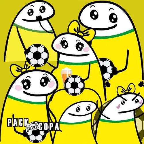 Kit Digital Artes Florks Brasil Copa Mundo Futebol Flork