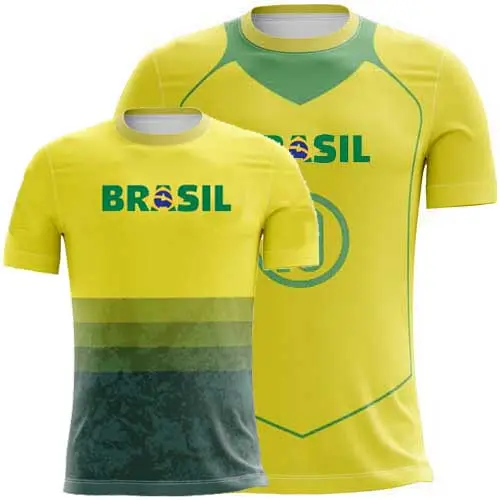 Pack 35 Artes Uniformes Camisetas Brasil Torcida Copa Corel