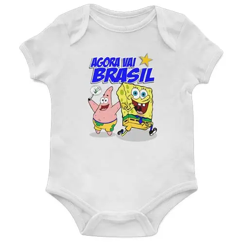 Pack Artes Body Baby Torcida Copa Mundo Brasil Sublimação