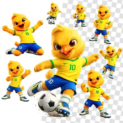 Pack Artes Mascotes Copa Mundo 2026 Kit Digital Sublimação