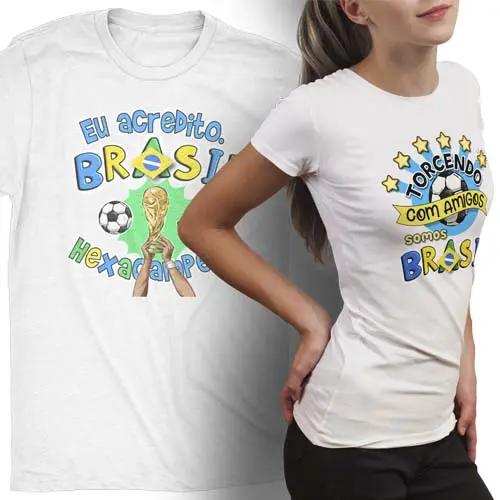Pack Artes Frases Pandoca Copa Mundo 2026 Camisetas Brasil
