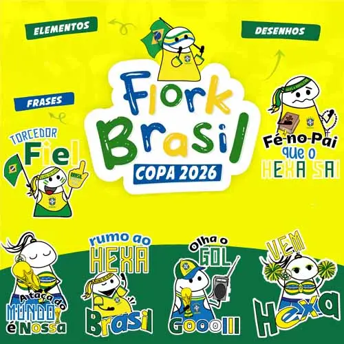 Pack Artes Florks Copa Mundo Futebol Sublimação Flork Galx1