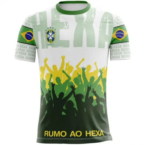 Pacote 20 Artes Camisetas Torcedor Brasil Copa Mundo Futebol
