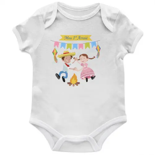 Artes Body Baby Festa Junina Estampas Editáveis BodyBaby