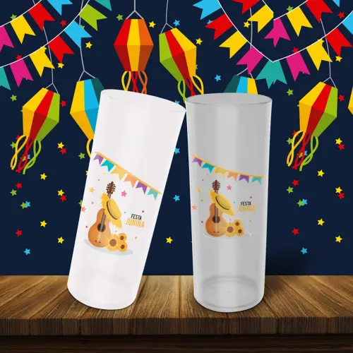Artes Long Drink Festa Junina Sublimação Estampas
