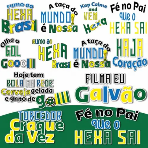 Pacote Artes Florks Copa Mundo Futebol Sublimação Flork Galx