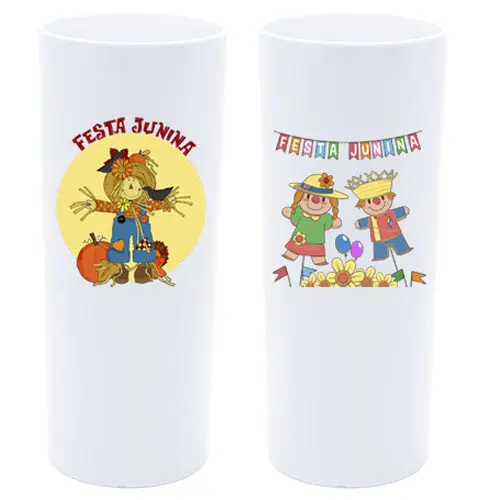 Estampas Copos Long Drink Festa Junina Artes Sublimação