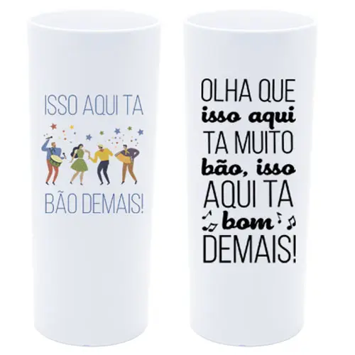 Estampas Copos Long Drink Festa Junina Artes Sublimação
