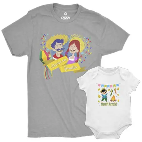 Estampas Sublimação Camisetas Festa Junina Mockups