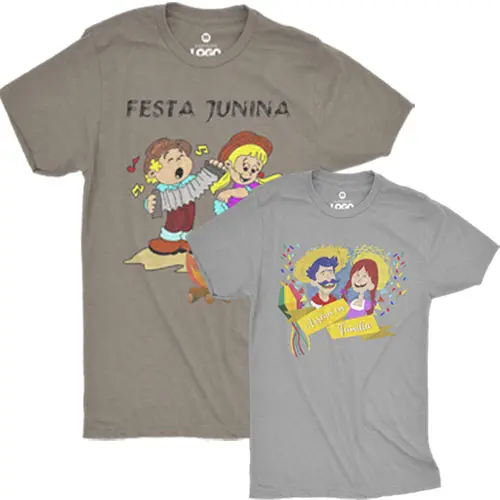 Estampas Sublimação Camisetas Festa Junina Mockups