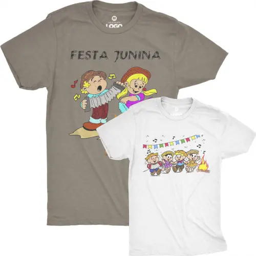 Pack 50 Artes Festa Junina Sublimação Camisetas Vetores