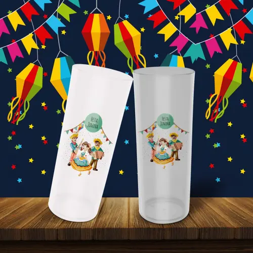 Pacote Artes Long Drink Festa Junina Sublimação Mockups
