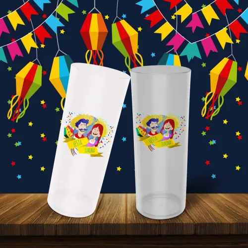 Pacote Artes Long Drink Festa Junina Sublimação Mockups