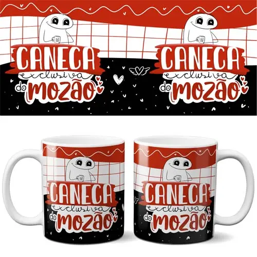 Artes Canecas Florks Dia dos Namorados Sublimação Flork Png