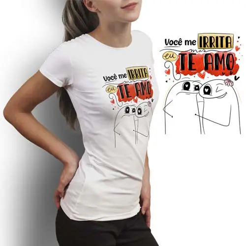 Estampas Camisetas Florks Dia dos Namorados Artes Flork Png