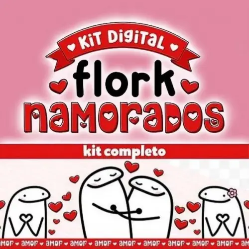 Estampas Bento Flork Dia dos Namorados Kit Digital Pack Png