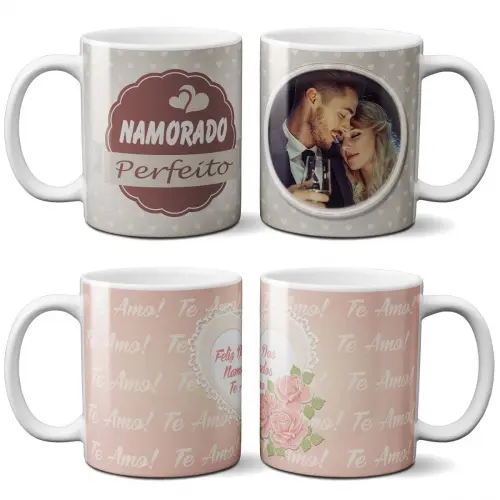 Estampas Canecas Namorados 800 Artes Sublimação