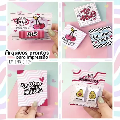 Estampas Dia dos Namorados Flork Apaixonado Artes Pack2