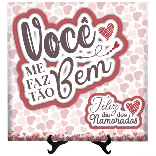 Estampas Dia dos Namorados Pack Vtg Azulejos Sublimação Mockups