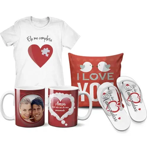 Estampas Namorados Kit Artes Sublimação Mockups