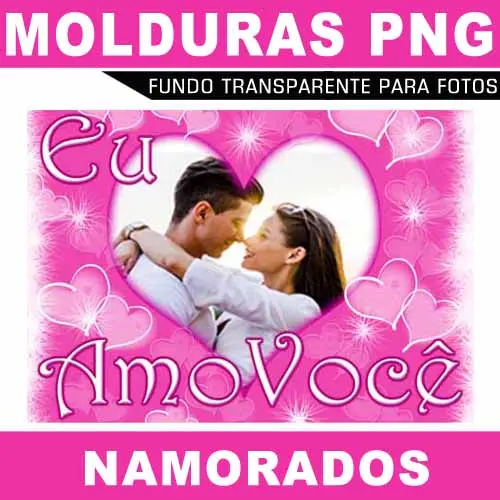 Molduras Digitais Dia dos Namorados Românticas Arquivos PNG