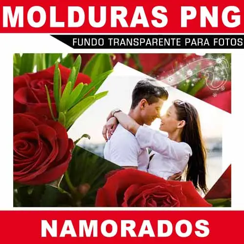 Molduras Digitais Dia dos Namorados Românticas Arquivos PNG