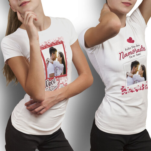 Pack Artes Namorados 2025 Estampas Sublimação Camisetas