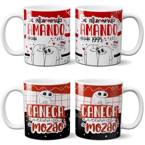 Pack Artes Florks Namorados Sublimação Canecas Estampas