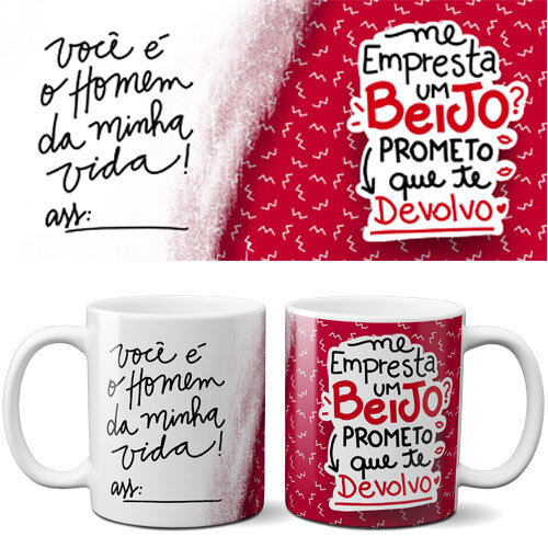 Pack Estampas Artes Canecas Dia dos Namorados Mockups Pack2