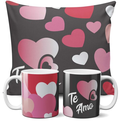 Pack Digital 40 Artes Namorados Sublimação Almofadas Canecas
