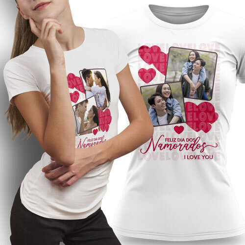 Pacote Artes Camisetas Namorados 2026 Estampas Sublimação