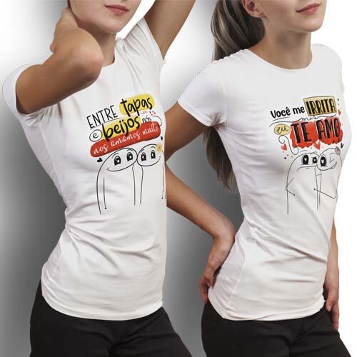 Pacote Artes Camisetas Florks Namorados Sublimação Flork Png