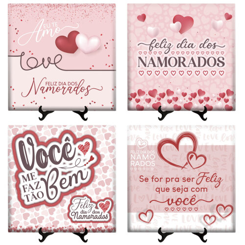 Pacote Artes Namorados 2026 Estampas Sublimação Azulejos