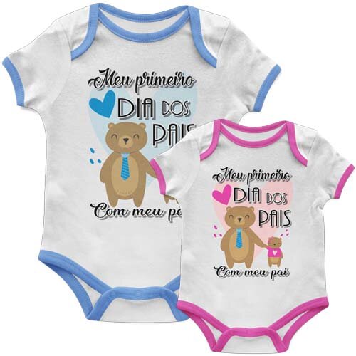 Artes Body Baby Dia dos Pais Sublimação Editáveis