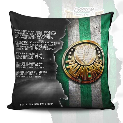 Almofadas Dia dos Pais Hino Times Futebol Artes Estampas