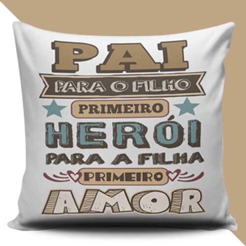 Artes Lettering Png Almofadas Dia dos Pais Sublimação