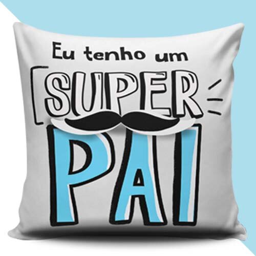 Artes Lettering Png Almofadas Dia dos Pais Sublimação