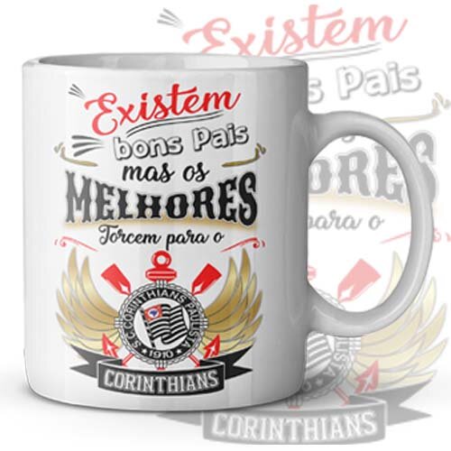 Artes Editáveis Times Canecas Dia dos Pais Sublimação