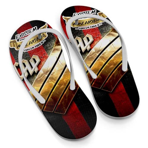Artes Chinelos Dia dos Pais Times Futebol Estampas Psd