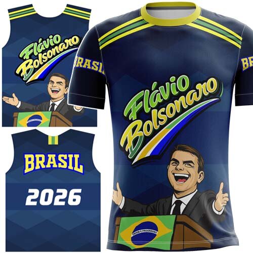 Pack Artes Flávio Bolsonaro Presidente Camisetas Sublimação 15